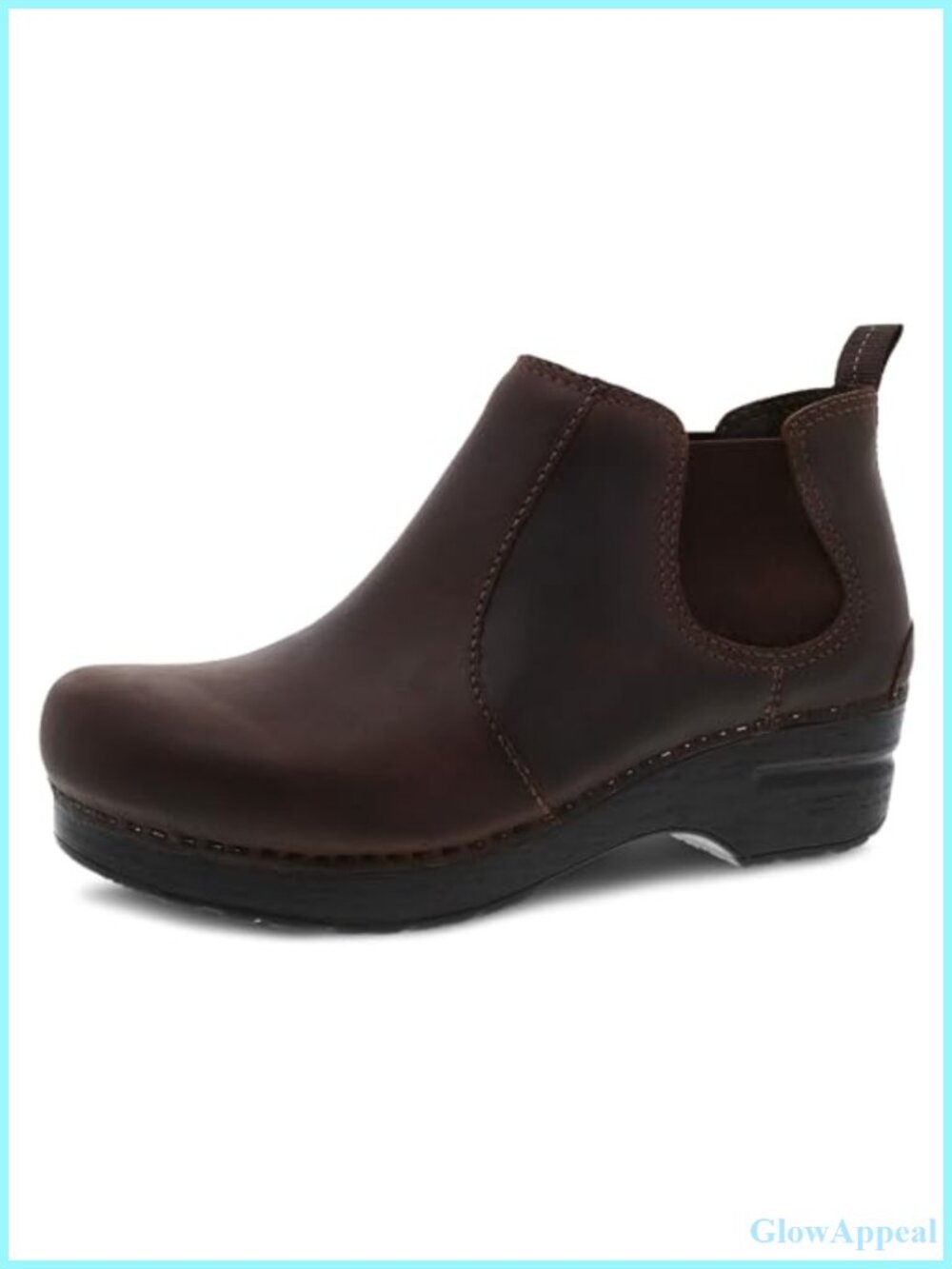 Dansko Frankie Leather Ankle Bootie Chelsea Comfort Clog Casual Shoe